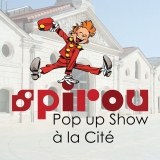 Le Spirou Pop Up Show monte le son de l'expo Rock! Pop! Wizz!