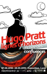 Exposition Hugo Pratt, lignes d'horizons