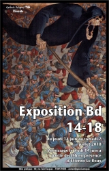 Exposition BD 14-18 avec Etienne Le Roux