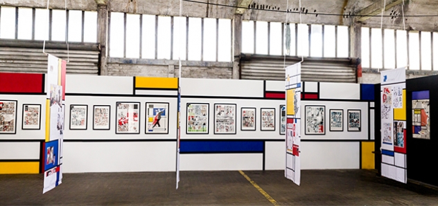 Un aperçu de l'expo La fleur de Mondrian (photo de Vincent Hecquet)