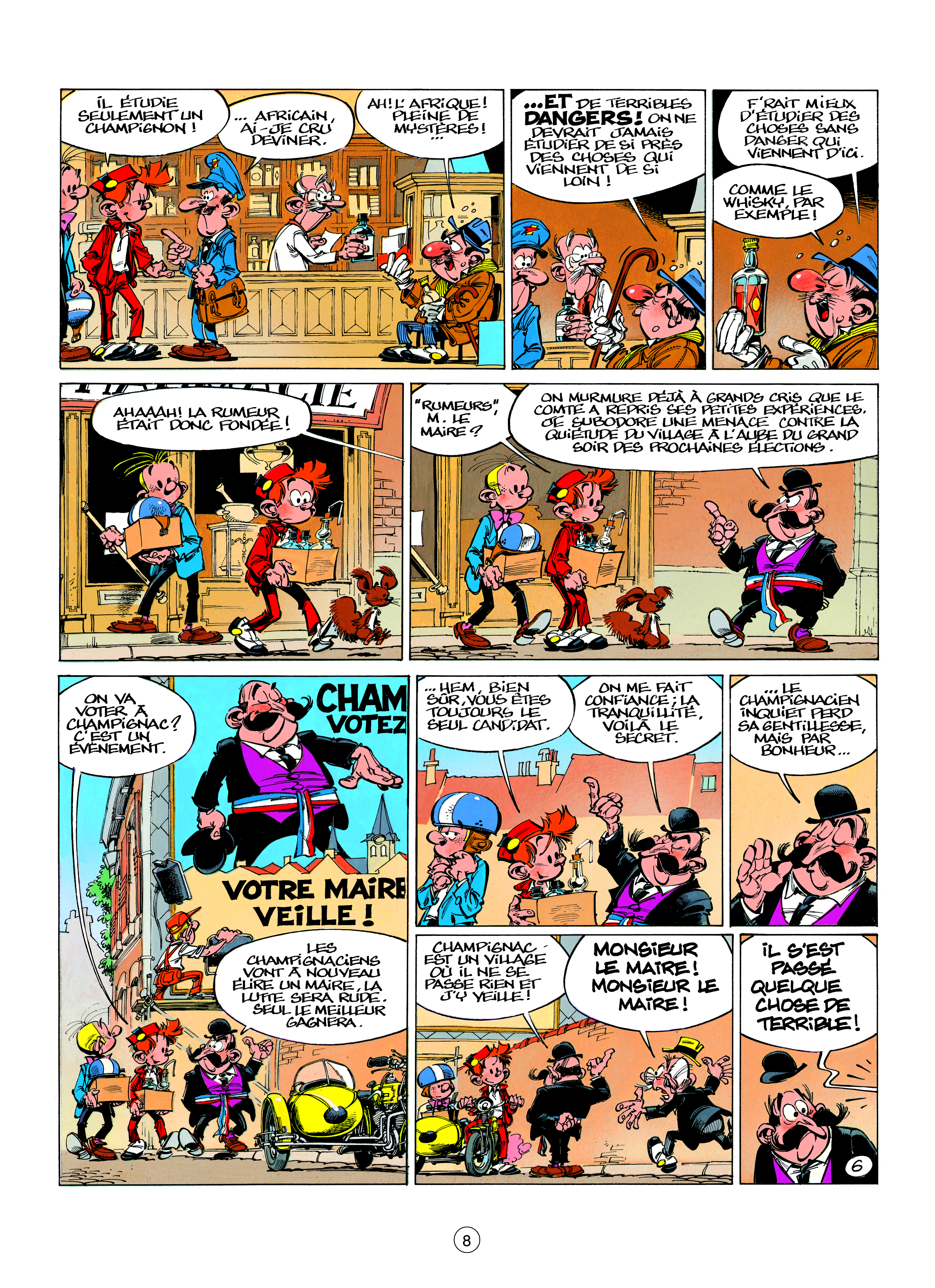 La maire-veille de Champignac dans Le rayon noir ©Tome et Janry - Éditions Dupuis