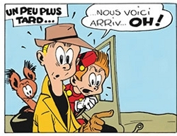 Visuel personnage Spirou Extrait de Spirou et Fantasio T.1