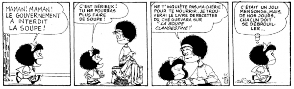 Extrait d'un strip de Mafalda