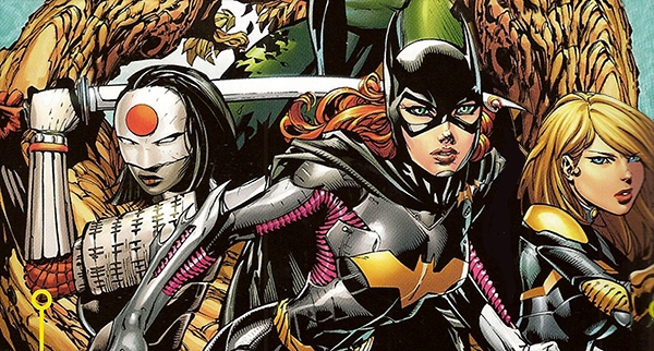 Une partie des Bird of Prey : Katana, Batgirl et Black Canary